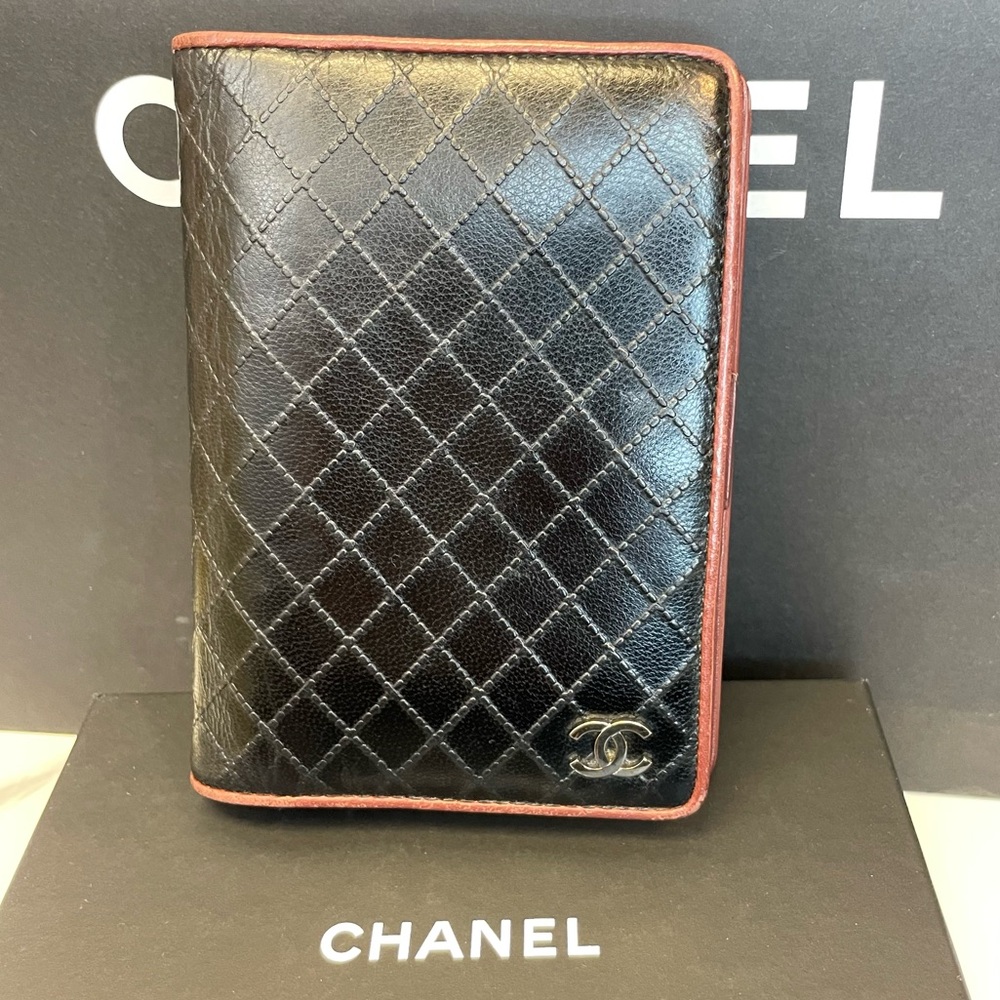 Chanel Agenda PM size! Comes with ID Card & Chanel box!🔥